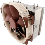 Noctua NH-U14S système de refroidissement d’ordinateur Processeur Refroidisseur 12 cm Marron, Acier inoxydable, Refroidisseur CPU Refroidisseur, 12 cm, 1500 tr/min, 24,6 dB, 140,2 m³/h, Marron, Acier inoxydable