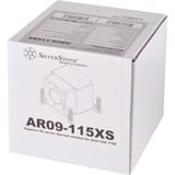 SilverStone AR09-115XS Processeur Refroidisseur 6 cm Refroidisseur CPU Refroidisseur, 6 cm, 1200 tr/min, 5000 tr/min, 42,5 dB, 27,9 cfm
