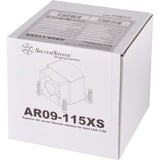 SilverStone AR09-115XS Processeur Refroidisseur 6 cm, Refroidisseur CPU Refroidisseur, 6 cm, 1200 tr/min, 5000 tr/min, 42,5 dB, 27,9 cfm