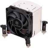 SilverStone AR10-115XP ventilateur, refroidisseur et radiateur Processeur Refroidisseur CPU Argent, Processeur, Refroidisseur, LGA 1150 (Emplacement H3), 7 cm, 500 tr/min, 4000 tr/min