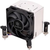 SilverStone AR10-115XP ventilateur, refroidisseur et radiateur Processeur, Refroidisseur CPU Argent/Noir, Processeur, Refroidisseur, LGA 1150 (Emplacement H3), 7 cm, 500 tr/min, 4000 tr/min