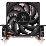 SilverStone AR10-115XP ventilateur, refroidisseur et radiateur Processeur, Refroidisseur CPU Argent/Noir, Processeur, Refroidisseur, LGA 1150 (Emplacement H3), 7 cm, 500 tr/min, 4000 tr/min