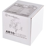 SilverStone AR10-115XP ventilateur, refroidisseur et radiateur Processeur, Refroidisseur CPU Argent/Noir, Processeur, Refroidisseur, LGA 1150 (Emplacement H3), 7 cm, 500 tr/min, 4000 tr/min
