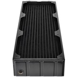 Thermaltake CL360 Bloc radiateur Noir, Bloc radiateur, Cuivre, Noir, 1/4", 132 mm, 405 mm