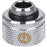 Thermaltake CL-W064-CU16SL-A pièce et accessoire pour systèmes de refroidissement d'ordinateurs Raccord, Connexions Argent, Raccord, Chrome, 1/4", Tt LCS, 19,7 mm, 2,2 cm