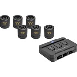 Thermaltake CL-W133-CU00BL-A Compartiment pour ordinateur, Module de commande  Noir, Cuivre, Multicolore, 31,4 mm, 2,5 cm, 720 g, 6 pièce(s)