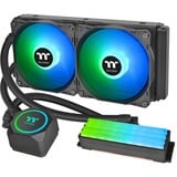 Thermaltake Floe RC240 Refroidisseur de liquide tout-en-un Noir, Watercooling Noir, Refroidisseur de liquide tout-en-un, 59,28 cfm, Noir