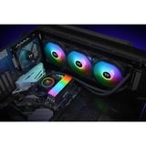 Thermaltake Floe RC360 Refroidisseur de liquide tout-en-un Noir, Watercooling Noir, Refroidisseur de liquide tout-en-un, 59,28 cfm, Noir