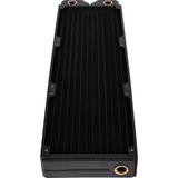 Thermaltake Pacific CLD 360 Radiateur Noir, Radiateur, Laiton, Cuivre, Acier inoxydable, Noir, 119 mm, 406 mm, 40 mm