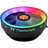 Thermaltake UX100 ARGB Lighting Processeur Refroidisseur 12 cm Noir, Refroidisseur CPU Noir, Refroidisseur, 12 cm, 1800 tr/min, 26,92 dB, 38,82 cfm, Noir