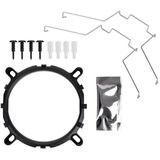 Thermaltake UX200 ARGB Lighting Processeur Refroidisseur 12 cm Noir Refroidisseur CPU Refroidisseur, 12 cm, 300 tr/min, 1500 tr/min, 26,33 dB, 43,34 cfm