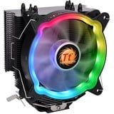 Thermaltake UX200 ARGB Lighting Processeur Refroidisseur 12 cm Noir, Refroidisseur CPU Refroidisseur, 12 cm, 300 tr/min, 1500 tr/min, 26,33 dB, 43,34 cfm