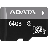 ADATA Micro SDXC 64GB 64 Go MicroSDXC UHS Classe 10, Carte mémoire 64 Go, MicroSDXC, Classe 10, UHS, 30 Mo/s, 10 Mo/s