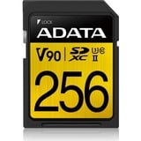 ADATA Premier ONE V90 256 Go SDXC UHS-II Classe 10, Carte mémoire 256 Go, SDXC, Classe 10, UHS-II, 275 Mo/s, 155 Mo/s