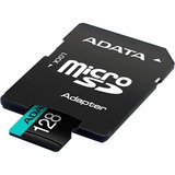 ADATA Premier Pro 128 Go MicroSDXC UHS-I Classe 10, Carte mémoire 128 Go, MicroSDXC, Classe 10, UHS-I, 100 Mo/s, 80 Mo/s