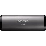 ADATA SE760 256 Go Gris, Titane SSD externe Gris, 256 Go, USB Type-C, 3.2 Gen 2 (3.1 Gen 2), Gris, Titane