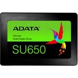 ADATA SU650 2.5" 960 Go Série ATA III SLC SSD Noir, 960 Go, 2.5", 520 Mo/s, 6 Gbit/s