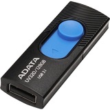 ADATA UV320 lecteur USB flash 128 Go USB Type-A 3.2 Gen 1 (3.1 Gen 1) Noir, Bleu, Clé USB Noir/Bleu, 128 Go, USB Type-A, 3.2 Gen 1 (3.1 Gen 1), Slide, 7,9 g, Noir, Bleu