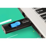 ADATA UV320 lecteur USB flash 128 Go USB Type-A 3.2 Gen 1 (3.1 Gen 1) Noir, Bleu, Clé USB Noir/Bleu, 128 Go, USB Type-A, 3.2 Gen 1 (3.1 Gen 1), Slide, 7,9 g, Noir, Bleu