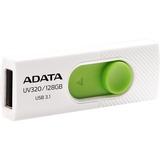 ADATA UV320 lecteur USB flash 128 Go USB Type-A 3.2 Gen 1 (3.1 Gen 1) Vert, Blanc, Clé USB Blanc/Vert, 128 Go, USB Type-A, 3.2 Gen 1 (3.1 Gen 1), Slide, 7,9 g, Vert, Blanc