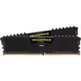 Corsair 16 Go DDR4-2666 Kit, Mémoire vive Noir, CMK16GX4M2A2666C16, Vengeance LPX, XMP