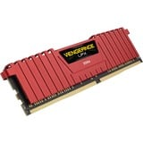 Corsair 16 Go DDR4-3200 Kit, Mémoire vive Rouge, CMK16GX4M2B3200C16R, Vengeance LPX