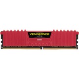 Corsair 16 Go DDR4-3200 Kit, Mémoire vive Rouge, CMK16GX4M2B3200C16R, Vengeance LPX
