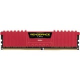 Corsair 16 Go DDR4-3200 Kit, Mémoire vive Rouge, CMK16GX4M2B3200C16R, Vengeance LPX