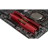 Corsair 16 Go DDR4-3200 Kit, Mémoire vive Rouge, CMK16GX4M2B3200C16R, Vengeance LPX