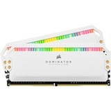 Corsair 16 Go DDR4-3200 Kit, Mémoire vive Blanc, CMT16GX4M2C3200C16W, Dominator Platinum RGB, XMP 2.0