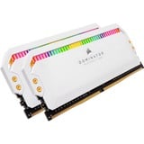 Corsair 16 Go DDR4-3200 Kit, Mémoire vive Blanc, CMT16GX4M2C3200C16W, Dominator Platinum RGB, XMP 2.0