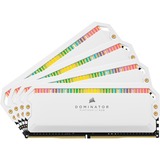 Corsair 32 Go DDR4-3600 Quad-Kit, Mémoire vive Blanc, CMT32GX4M4C3600C18W, Dominator Platinum RGB, XMP 2.0
