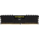 Corsair 4 Go DDR4-2400, Mémoire vive Noir, CMK4GX4M1A2400C14, Vengeance LPX, XMP