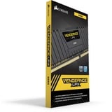 Corsair 64 Go DDR4-2666 Kit, Mémoire vive Noir, CMK64GX4M2A2666C16, Vengeance LPX, XMP