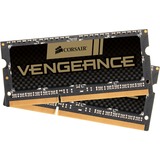 Corsair 64 Go DDR4-2666 Kit, Mémoire vive Noir, CMSX64GX4M2A2666C18, Vengeance