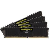 Corsair 64 Go DDR4-2666 (4x 16 Go) mémoire vive Noir, CMK64GX4M4A2666C16, XMP 2.0