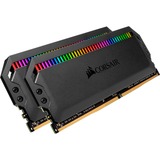 Corsair 64 Go DDR4-3200 Kit, Mémoire vive Noir, CMT64GX4M2C3200C16, Dominator Platinum RGB, XMP 2.0