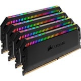 Corsair 64 Go DDR4-3600 Quad-Kit, Mémoire vive Noir, 64 Go, 4 x 16 Go, DDR4, 3600 MHz, 288-pin DIMM