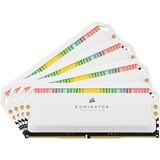 Corsair 64 Go DDR4-3600 Quad-Kit, Mémoire vive Blanc, CMT64GX4M4K3600C18W, Dominator Platinum RGB, XMP 2.0