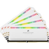 Corsair 64 Go DDR4-3600 Quad-Kit, Mémoire vive Blanc, CMT64GX4M4K3600C18W, Dominator Platinum RGB, XMP 2.0