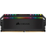 Corsair Dominator CMT16GX4M2K4000C19 module de mémoire 16 Go 2 x 8 Go DDR4 4000 MHz, Mémoire vive Noir, 16 Go, 2 x 8 Go, DDR4, 4000 MHz, 288-pin DIMM