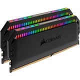 Corsair Dominator Platinum RGB module de mémoire 16 Go 2 x 8 Go DDR4 3600 MHz, Mémoire vive Noir, 16 Go, 2 x 8 Go, DDR4, 3600 MHz, 288-pin DIMM