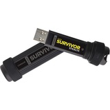 Corsair Flash Survivor Stealth X2 512GB USB 3.0, Robuste Lecteur Flash Noir, Clé USB Noir, 512 Go, USB Type-A, 3.2 Gen 1 (3.1 Gen 1), Casquette, 38 g, Noir