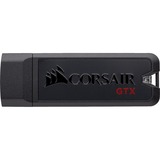 Corsair Flash Voyager GTX lecteur USB flash 512 Go USB Type-A 3.2 Gen 1 (3.1 Gen 1) Noir, Clé USB Noir, 512 Go, USB Type-A, 3.2 Gen 1 (3.1 Gen 1), 440 Mo/s, Casquette, Noir