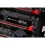 Corsair Force MP510B 480 Go SSD Noir, M.2 2280, PCIe 3.0 x4, TLC, CSSD-F480GBMP510B