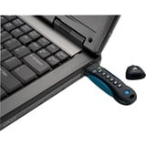 Corsair Padlock 3 lecteur USB flash 128 Go USB Type-A 3.2 Gen 1 (3.1 Gen 1) Noir, Bleu, Clé USB Noir/Bleu, 128 Go, USB Type-A, 3.2 Gen 1 (3.1 Gen 1), Casquette, Protection par mot de passe, Noir, Bleu