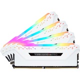 Corsair Vengeance CMW32GX4M4C3200C16W module de mémoire 32 Go 4 x 8 Go DDR4 3200 MHz, Mémoire vive Blanc, 32 Go, 4 x 8 Go, DDR4, 3200 MHz, 288-pin DIMM, Blanc