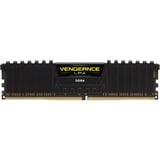 Corsair Vengeance LPX Series Low Profile 16 Go DDR4 2400 MHz CL14, Mémoire vive Noir, RAM DDR4 PC4-19200