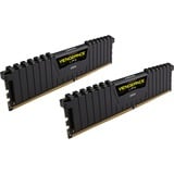 Corsair Vengeance LPX Series Low Profile 32 Go (2x 16 Go) DDR4 2666 MHz CL16, Mémoire vive Noir, Kit Dual Channel 2 barrettes de RAM DDR4 PC4-21300