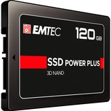 Emtec X150 Power Plus 2.5" 120 Go Série ATA III, SSD Noir, 120 Go, 2.5", 520 Mo/s, 6 Gbit/s